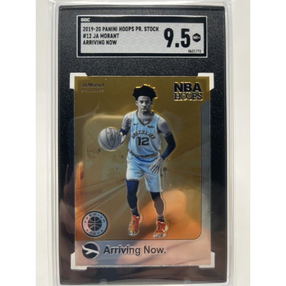 2019 Panini Hoops Premium Stock Ja Morant Arriving Now SGC 9.5 - Picture 1 of 2